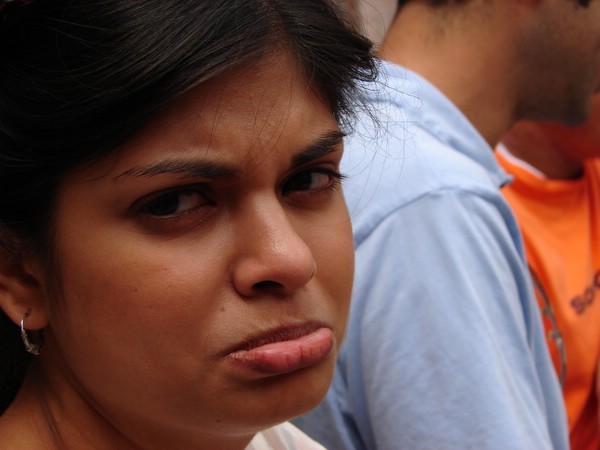 Making a face doesn't mean a bad picture!