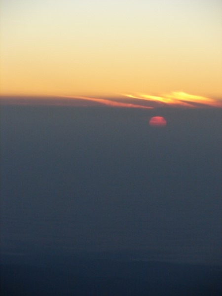 First Sighting of the Sun